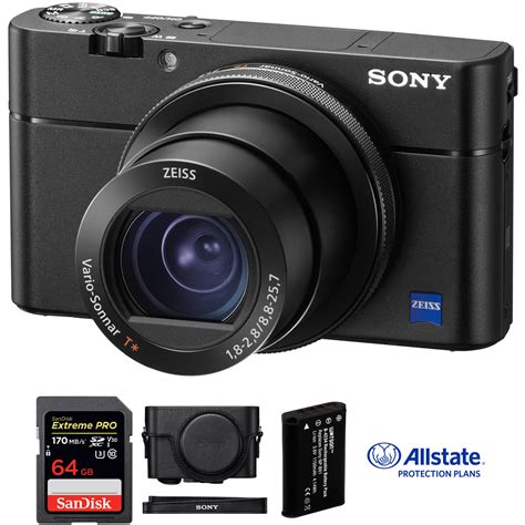 Sony Cyber-shot DSC-RX100 V Digital Camera Deluxe Kit B&H Photo