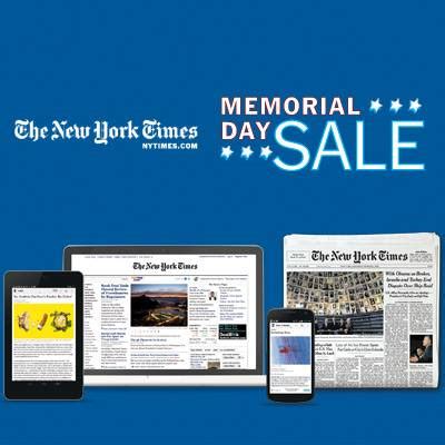 50% Off 16-Week New York Times Subscription