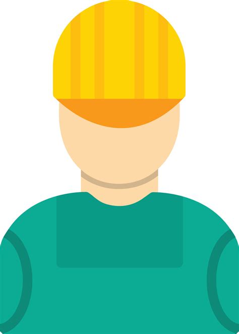 Builder Flat Icon 11383892 Vector Art at Vecteezy