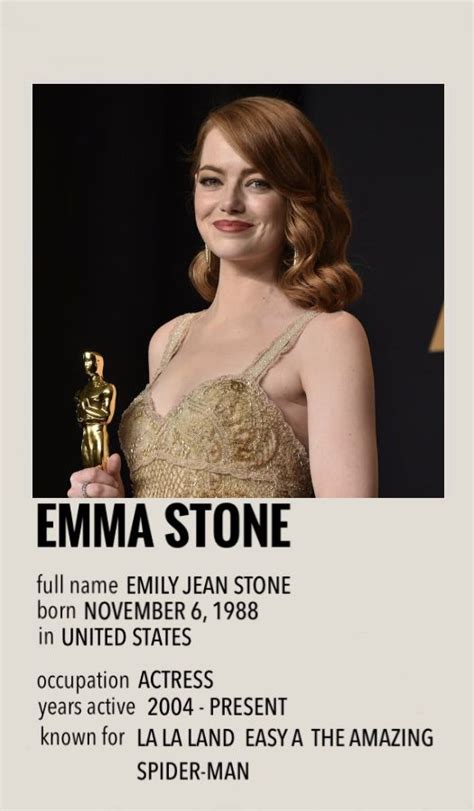 Emma Stone by Manon | Célébrités, Actrice connue, Actrice