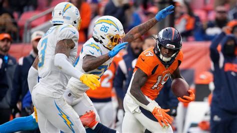 Los Angeles Chargers 28-31 Denver Broncos | NFL highlights | Video ...