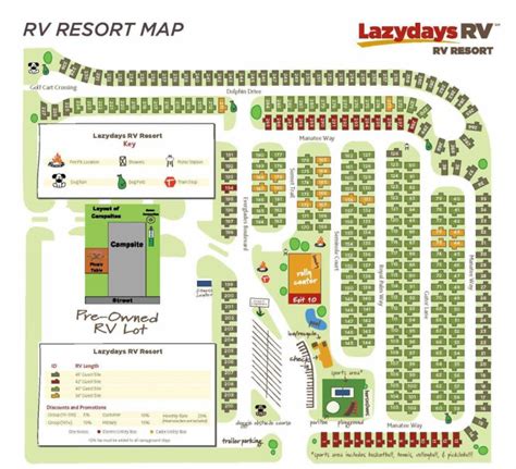 Tampa Rv Resort Map | Lazydays Rv In Tampa, Florida - Florida Rv Campgrounds Map - Printable Maps