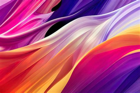 Premium Photo | Abstract wallpaper liquid lines vibrant colors smooth colorful abstract background