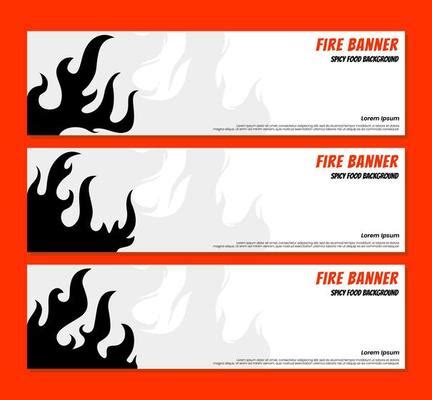 Flame Banner Vector Art, Icons, and Graphics for Free Download