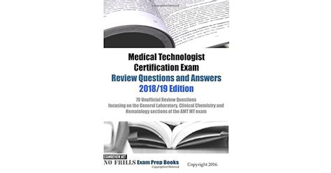 Medical Technologist Certification Exam Review Questions and Answers ...