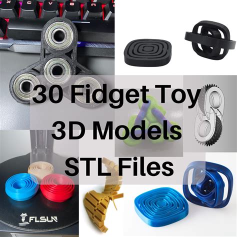 30 Fidget Toy STL Files 3D Printing Files 30 3D Models - Etsy