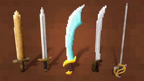 Just released a big update to my 3D weapons pack. (Link in comments) : r/Minecraft