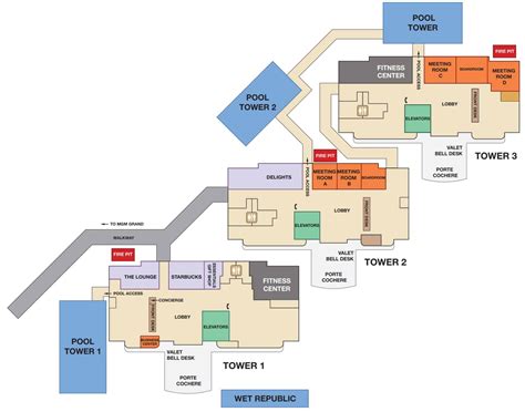 Mgm Signature Towers Map