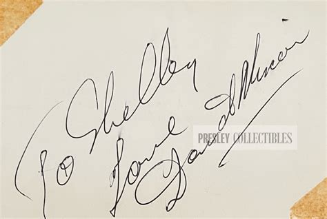 David Nixon Autograph for you to own - Presley Collectibles