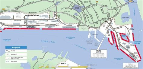 Southampton terminal map | Cruise port, Southampton, Cruise