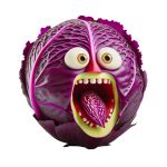 Red Cabbage, Funny Cartoon Free Stock Photo - Public Domain Pictures