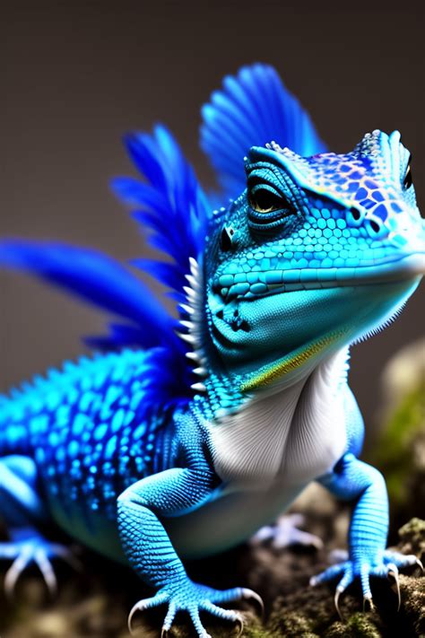 Blue Water Dragon Lizard