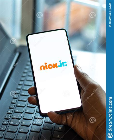 Assam, India - June 21, 2021 : Nick Jr Logo on Phone Screen Stock Image ...