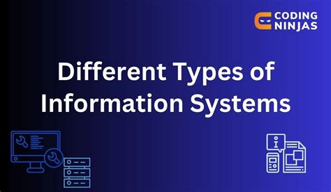 The 6 Main Types of Information System - Coding Ninjas