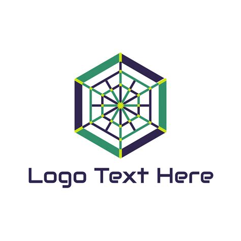 Spiderweb Hexagon Logo | BrandCrowd Logo Maker