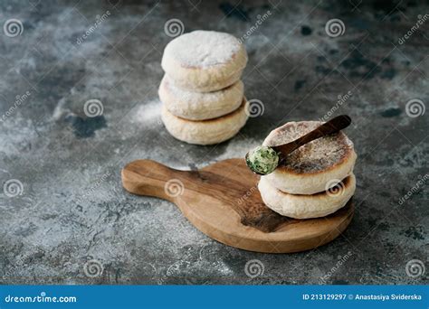 Traditional Portuguese Flat Circular Bread Bolo Do Caco Stock Image - Image of angle, cake ...