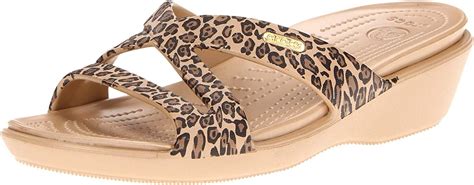 crocs Women's Patricia II Leopard Print Wedge -- For more information, visit image link ...