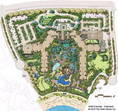 Map Layout Aulani, a Disney Resort & Spa in Hawaii