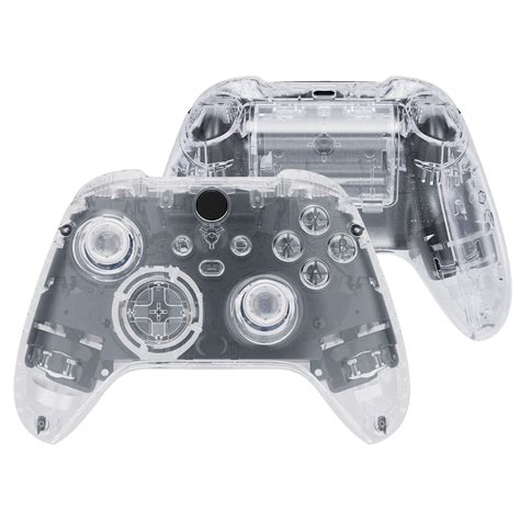 Buy eXtremeRate Transparent Clear Controller Full Set Housing Shell ...