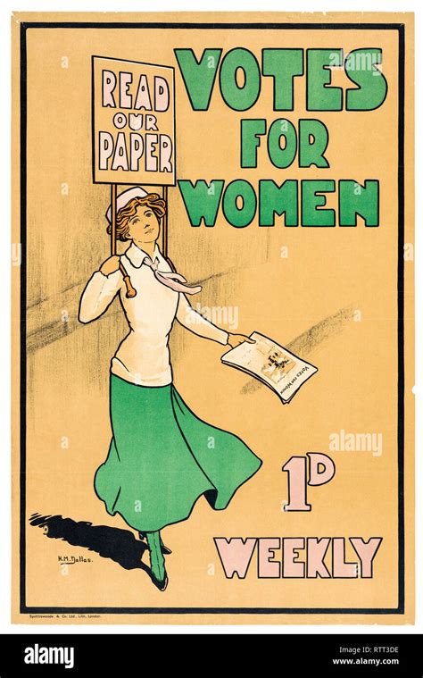 Women suffragettes poster by wspu hi-res stock photography and images ...