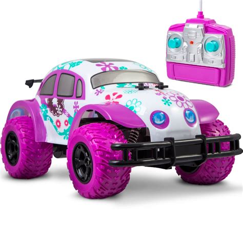 Sharper Image 1007070 Pixie Cruiser Pink and Purple RC Remote Control Car Toy for Girls with Off ...