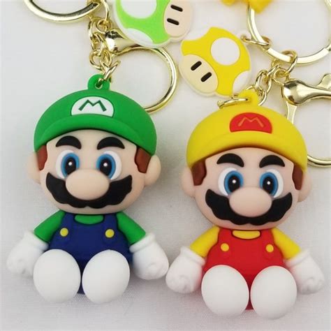 Mario Keychain - Etsy