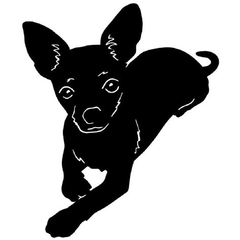 55+ Chihuahua Head Silhouette - l2sanpiero