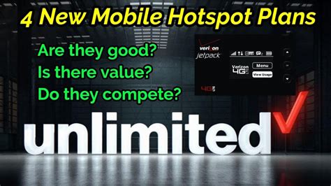 Verizon Wireless all new Hotspot Plans explained. Is there value & are the plans any good? - YouTube