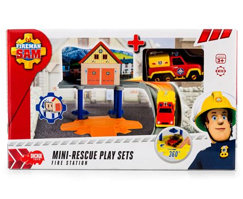 Fireman Sam Mini Fire Station Rescue Playset | Catch.com.au