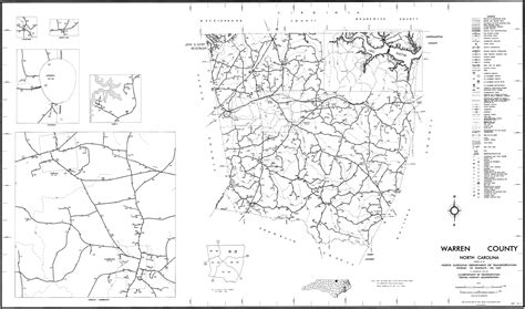 2000 Road Map of Warren County, North Carolina