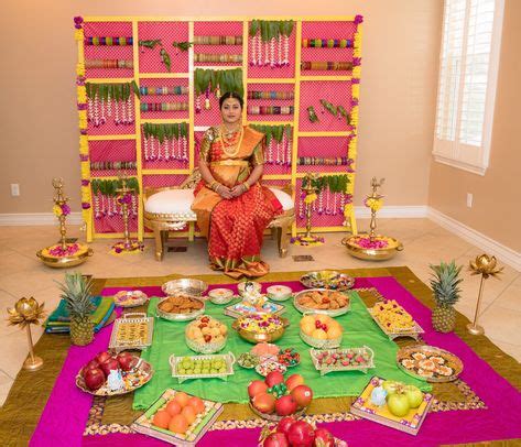 15 Seemantham decoration ideas | indian baby shower decorations ...