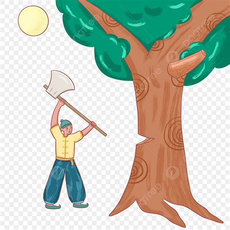 Treecutting Clipart