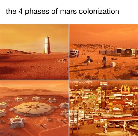 the 4 phrases of mars colonization - Meme by Nouville30 :) Memedroid