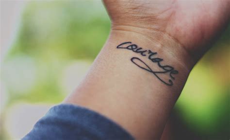 7 Most Appealing Courage Tattoos