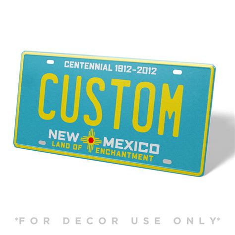 Custom New Mexico 2022 Replica License Plate — CityLocs