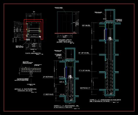 Details Elevator DWG Detail for AutoCAD • Designs CAD