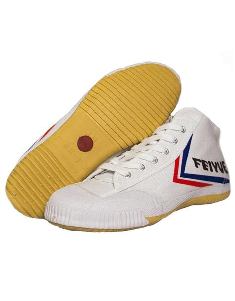 Feiyue High Tops White Shoes for Kung Fu, Parkour & Circus - Enso ...