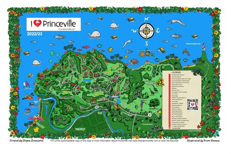 Awesome Princeville Map. More than 28 Princeville highlights