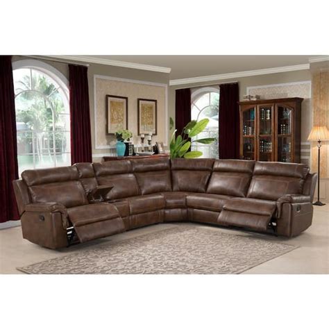 Brown Leather Sectional Sofa | Cabinets Matttroy