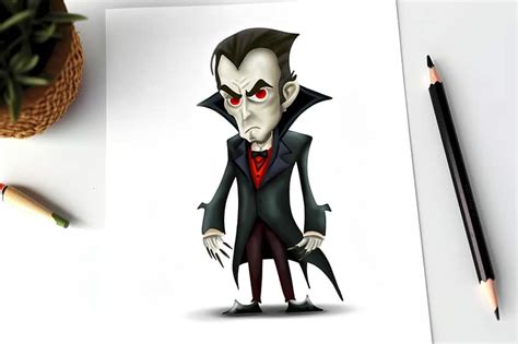 How to Draw a Vampire - Create a Bloodthirsty Vampire Drawing