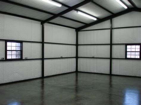 Metal Building Interior | Garages | Pinterest | Interiors, Metal ...