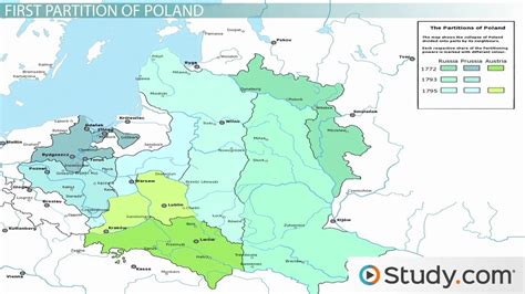 Partitions of Poland | Definition, History & Legacy - Lesson | Study.com