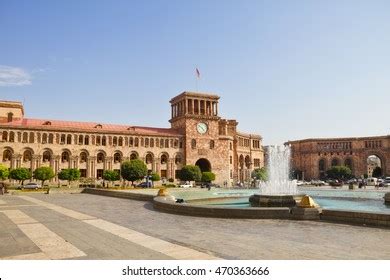 Republic Square Hraparak Yerevan Armenia Stock Photo 470363666 ...