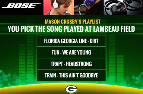 NFL team Green Bay Packers let you pick the music for the game | Fan ...