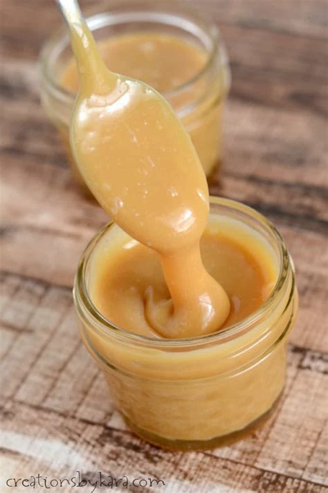 Homemade Caramel Sauce Recipe - Creations by Kara