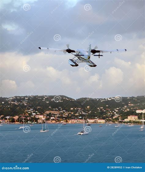 Seaplane taking off stock photo. Image of virgin, takeoff - 28289952