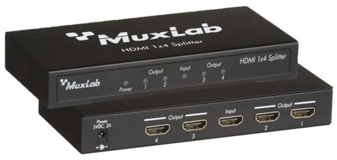 HDMI 1X4 Splitter, UHD-4K - Muxlab