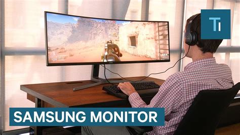 Samsung released the widest computer monitor you can buy - YouTube