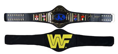 Lot Detail - Hulk Hogan WWF Signed Heavyweight Wrestling Championship Belt