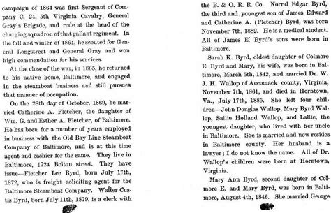 History and Genealogy of the Byrd Family